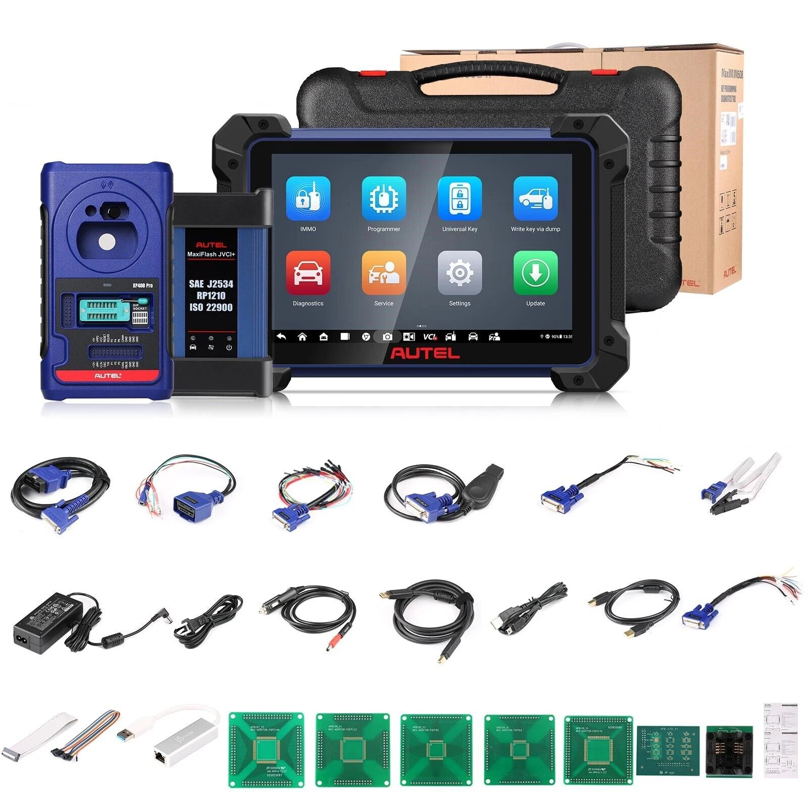 Autel MaxiIM IM608 II IMMO Key Fob Programming Tool 2 Years Updates Updated of IM608PRO XP400PRO Key Programmer Diagnostic Tool